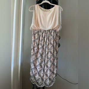 Beaded Maternity Cocktail Dress